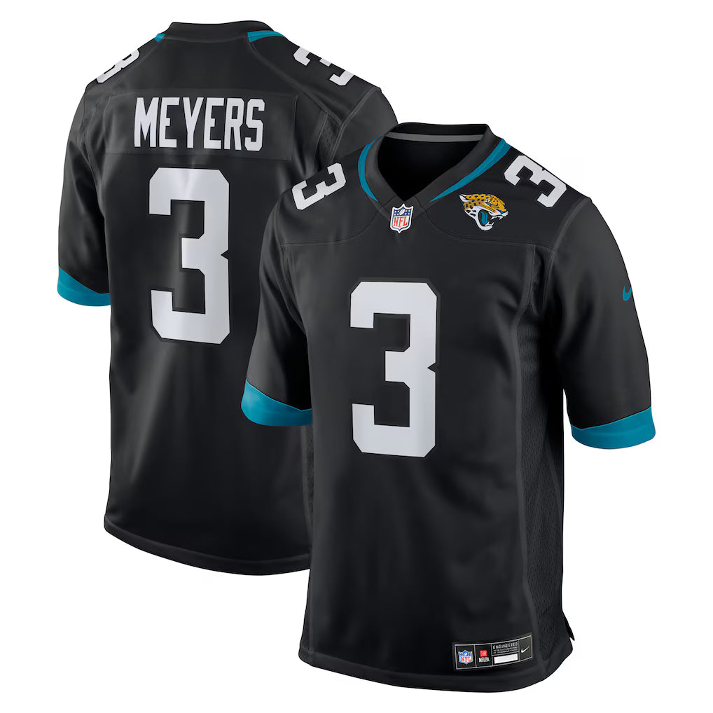 Jakobi Meyers Jacksonville Jaguars Alternate Jersey - Black
