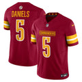 Jayden Daniels Washington Commanders Jersey - Burgundy