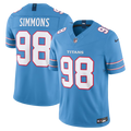 Jeffery Simmons Tennessee Titans Jersey - Light Blue