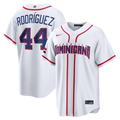 Julio Rodríguez Dominican Republic Baseball 2026 World Baseball Classic Home Stadium Jersey - White