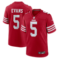 Mike Evans San Francisco 49ers Alternate Jersey - Scarlet