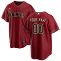 Custom Arizona Diamondbacks Alternate Jersey – Red