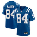 Tyler Warren Indianapolis Colts 2025 NFL Draft First Round Pick Game Jersey - Royal