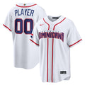 Custom Dominican Republic Baseball 2026 World Baseball Classic Home Stadium Jersey - White