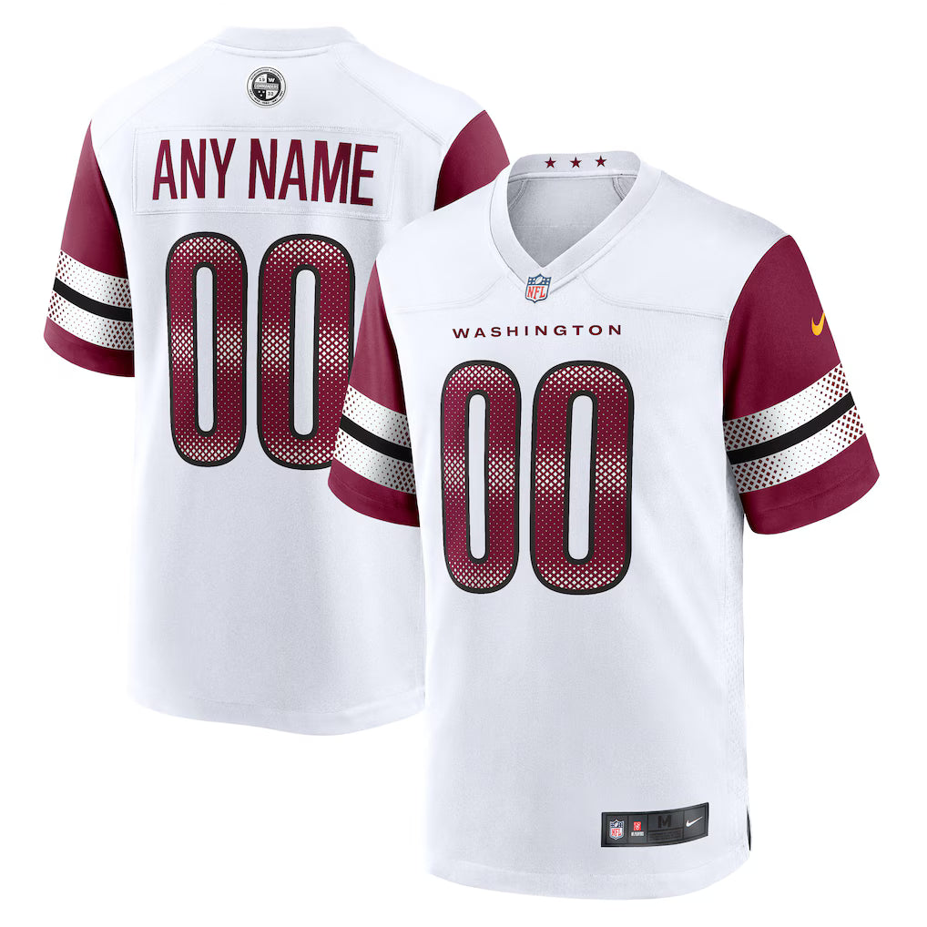 Custom Washington Commanders Jersey - White
