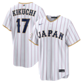 Yusei Kikuchi Japan Baseball 2026 World Baseball Classic Home Stadium Jersey - White