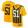Nick Herbig Pittsburgh Steelers Alternate 1933 Throwback Jersey - Gold